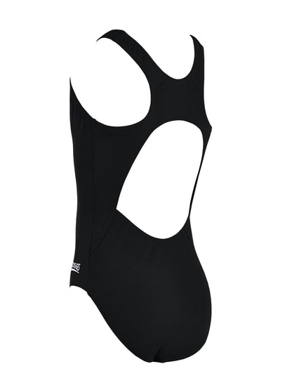 Girls Cottesloe Sportsback One Piece - Black