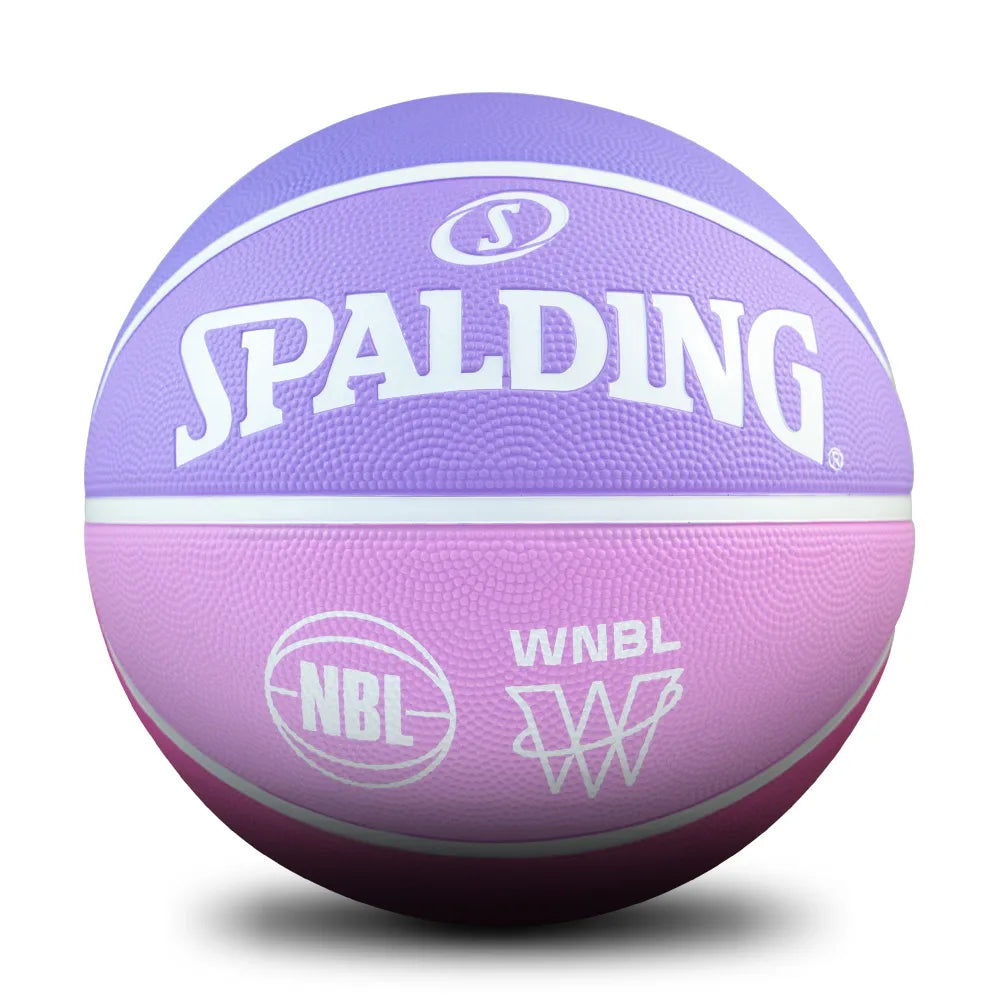 Spalding HoopsFest 2026 Outdoor Basketball - Purple/Blue