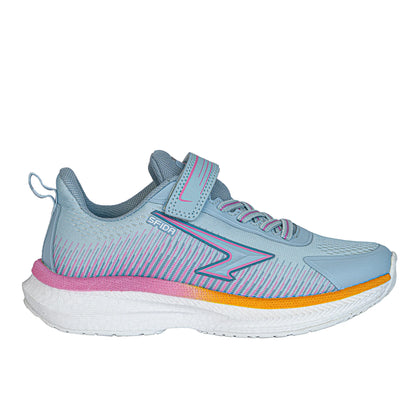 Sfida Zephyr 2.0 Girls Runners (Velcro) -Sky/Pink/Orange