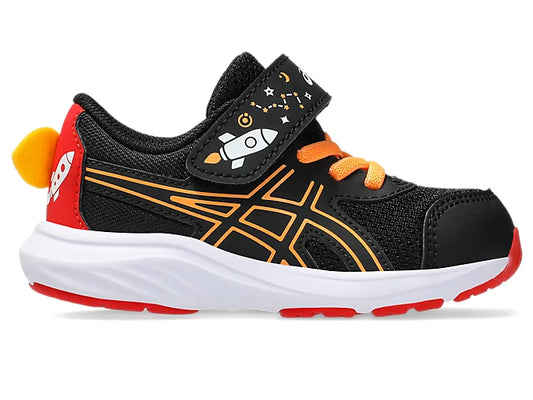 Asics Gel Contend 9 Kids TS School Yard - Black/Orange Pop