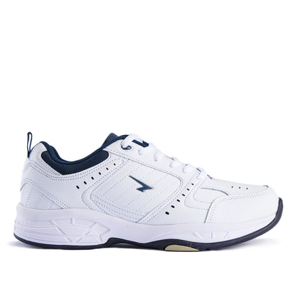 Sfida Defy Senior Leather Cross Trainer - White/Navy