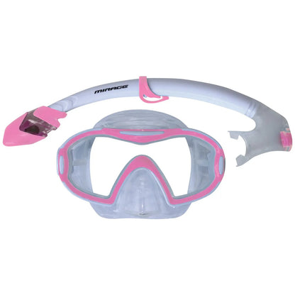 Mirage Horizon Dry Mask and Snorkel Set Junior - Pink