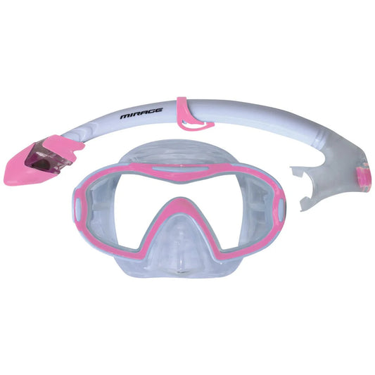 Mirage Horizon Dry Mask and Snorkel Set Junior - Pink