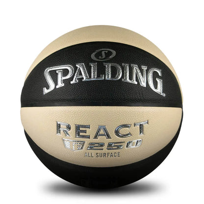 Spalding React TF-250 Basketball Oatmeal/Black - Size 7