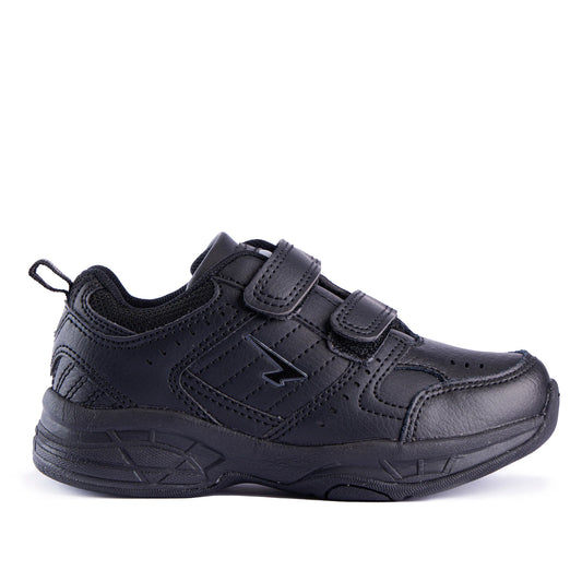 Sfida Defy Junior Leather Cross Trainer (Velcro) - Black