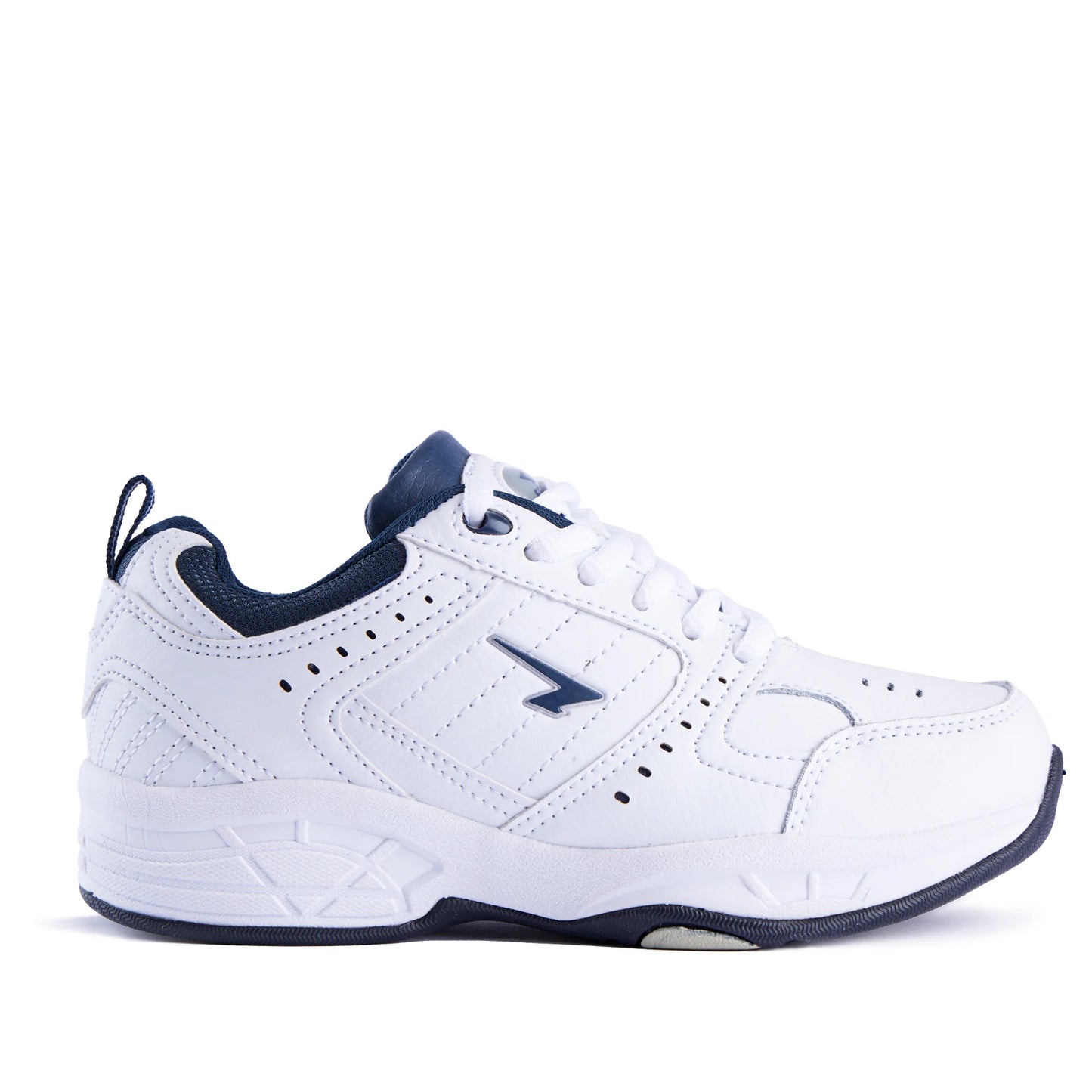 Sfida Defy Junior Leather Cross Trainer - White/Navy