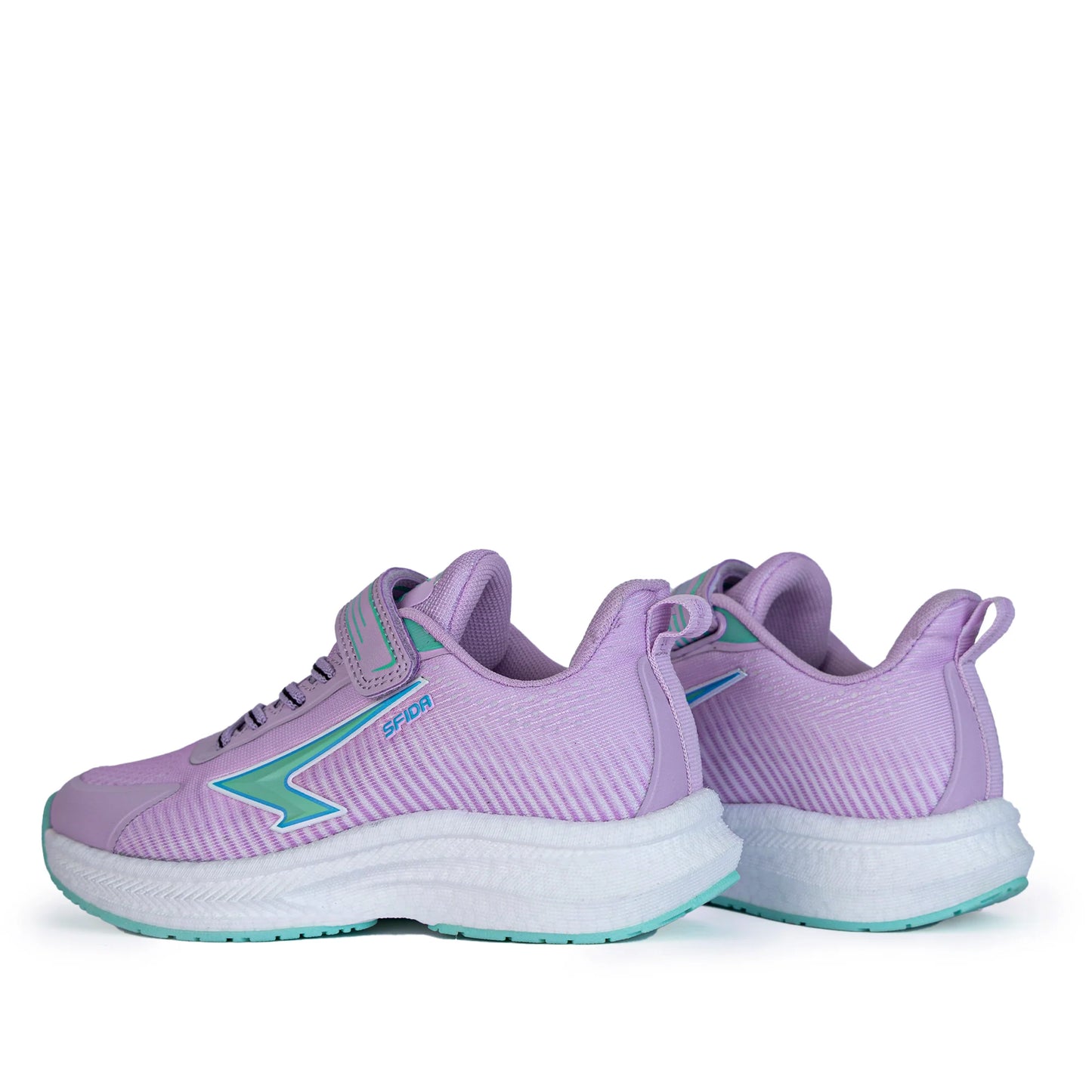 Sfida Zephyr Girls Runners (Velcro) - Lilac/Mint