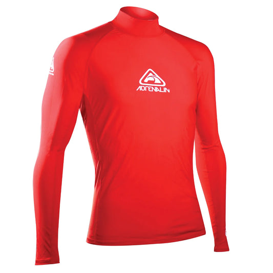 Adrenalin Junior Vivid Long Sleeve Rash Vest 50+UV - Red