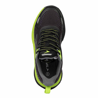 Sfida Zephyr 2.0 Boys Runners (Laces) - Black/Lime