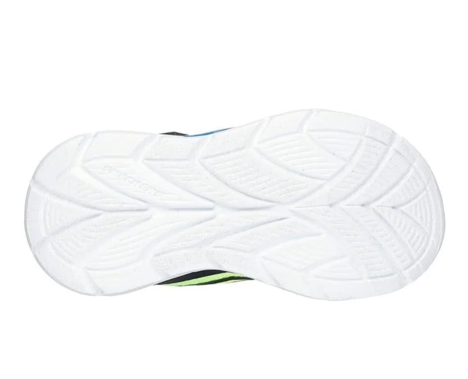 Skechers Infants Flex-Glow Ultra - Black/Blue/Lime