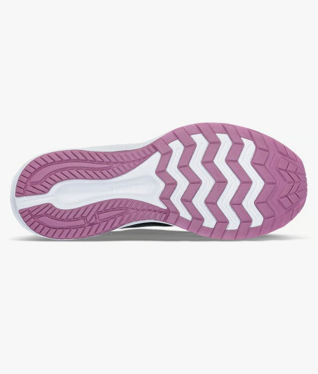 Saucony Cohesion 17 Womens Runners (wide) - Black/Orchid