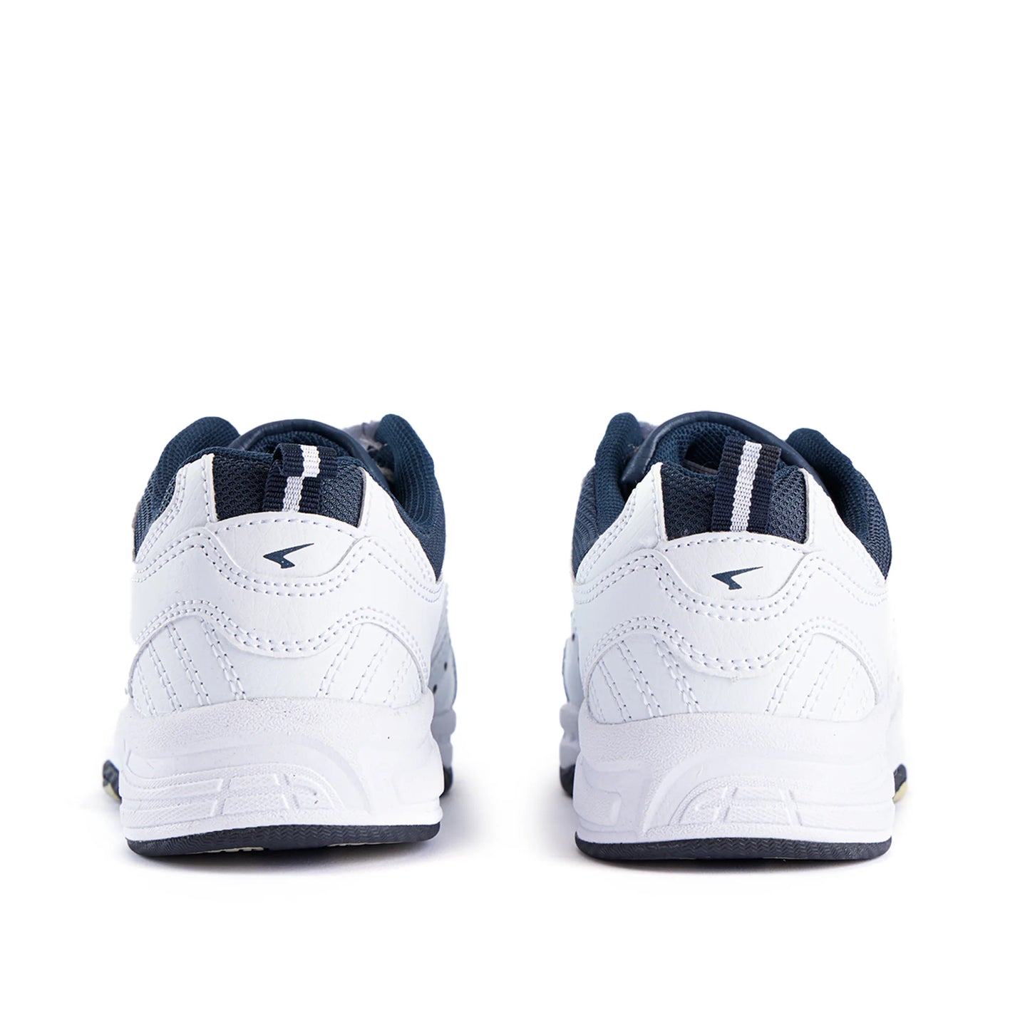 Sfida Defy Junior Leather Cross Trainer (Velcro) - White/Navy
