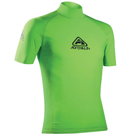 Adrenalin Junior Vivid Short Sleeve Rash Vest 50+UV - Green