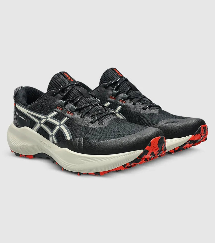 Asics Gel-Venture 11 Men's Trail Running - Black/Light Dust