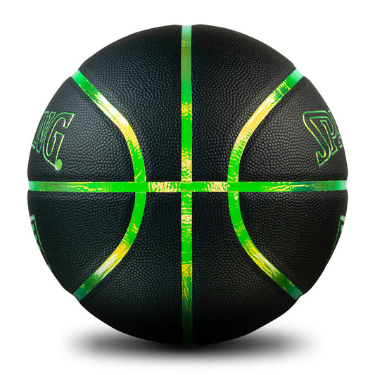 Spalding TF Iridescent Glow in the Dark Basketball - Size 7 GREEN