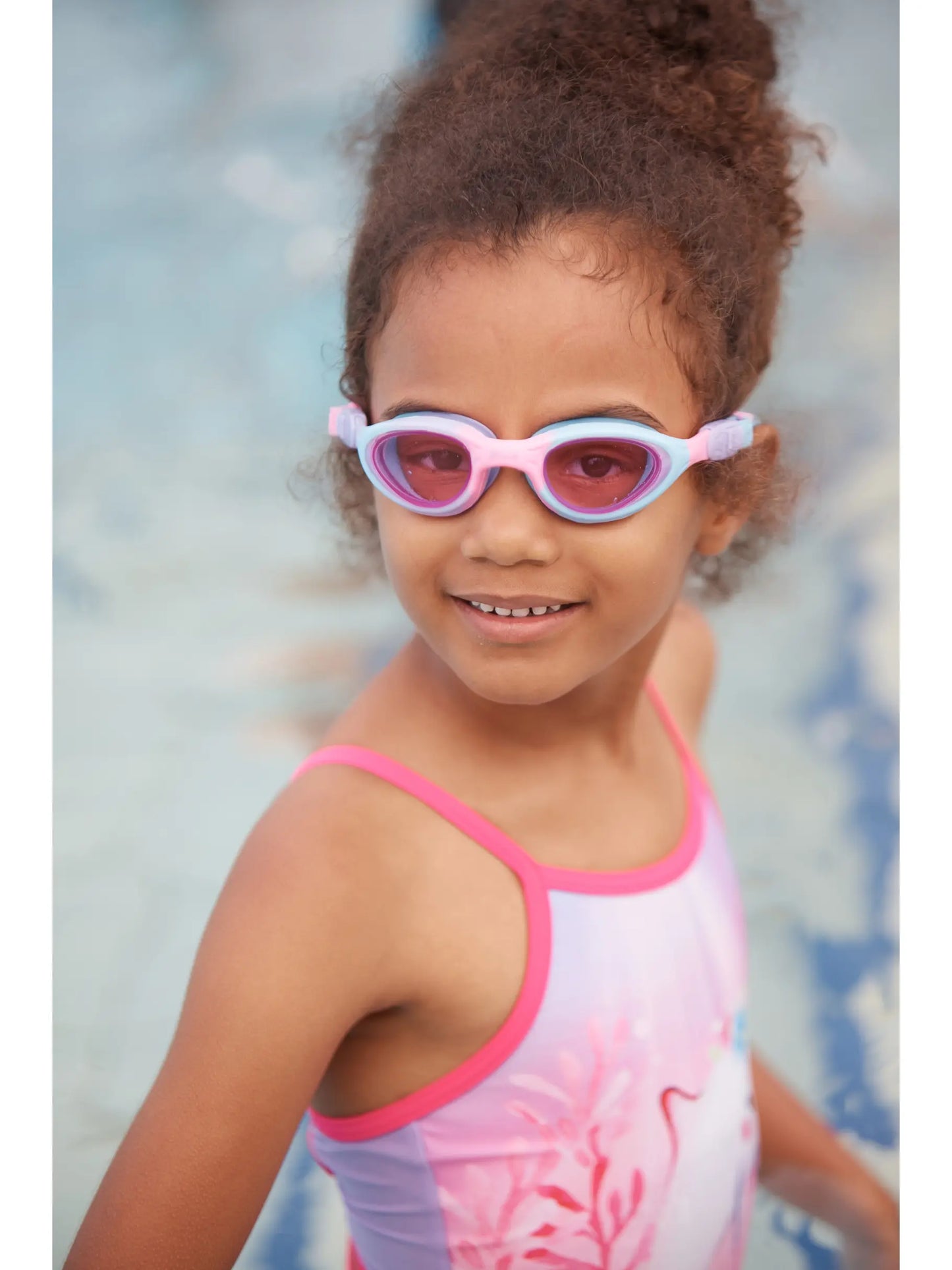 Zoggs Little Super Seal Goggles - Pink/Purple Tint pink