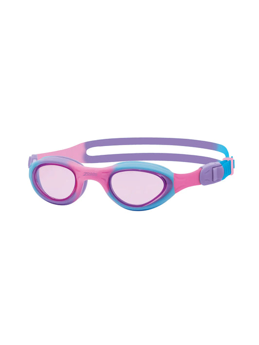 Zoggs Little Super Seal Goggles - Pink/Purple Tint pink