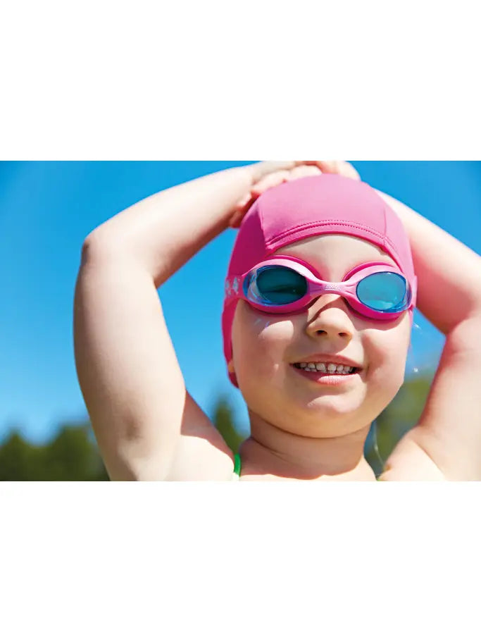 Zoggs Little Twist Swimming Goggles - Pink with Tinted Blue Lens