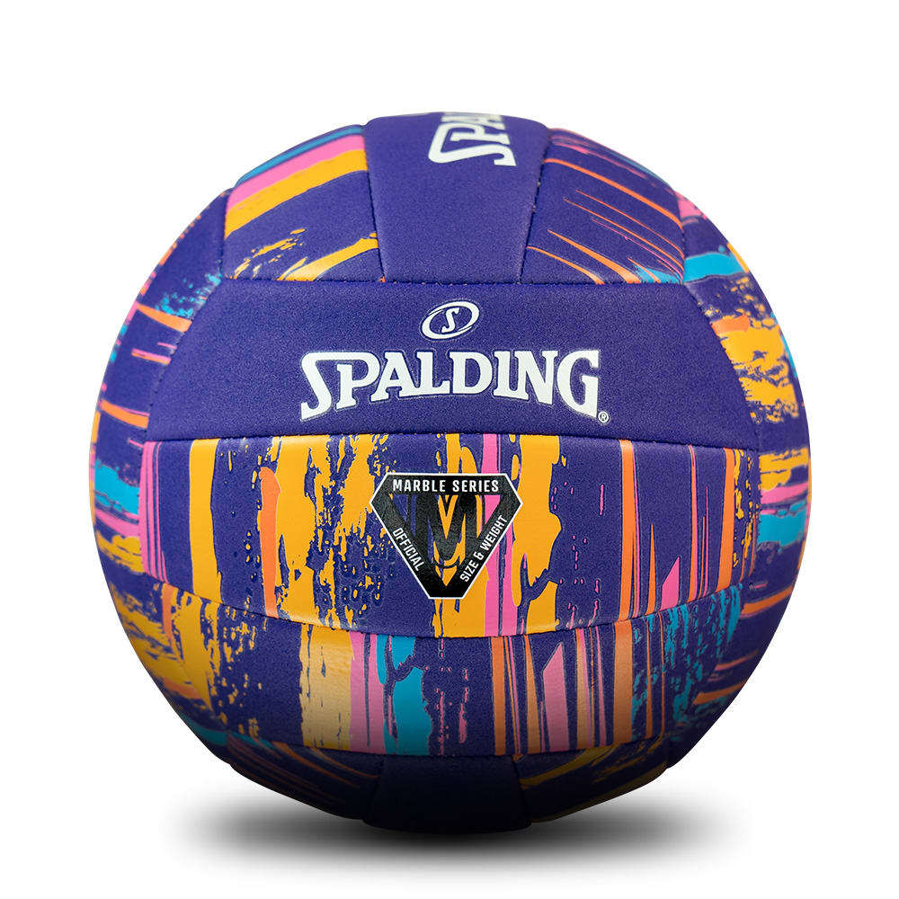 Spalding Marble Series Volleyball - Purple