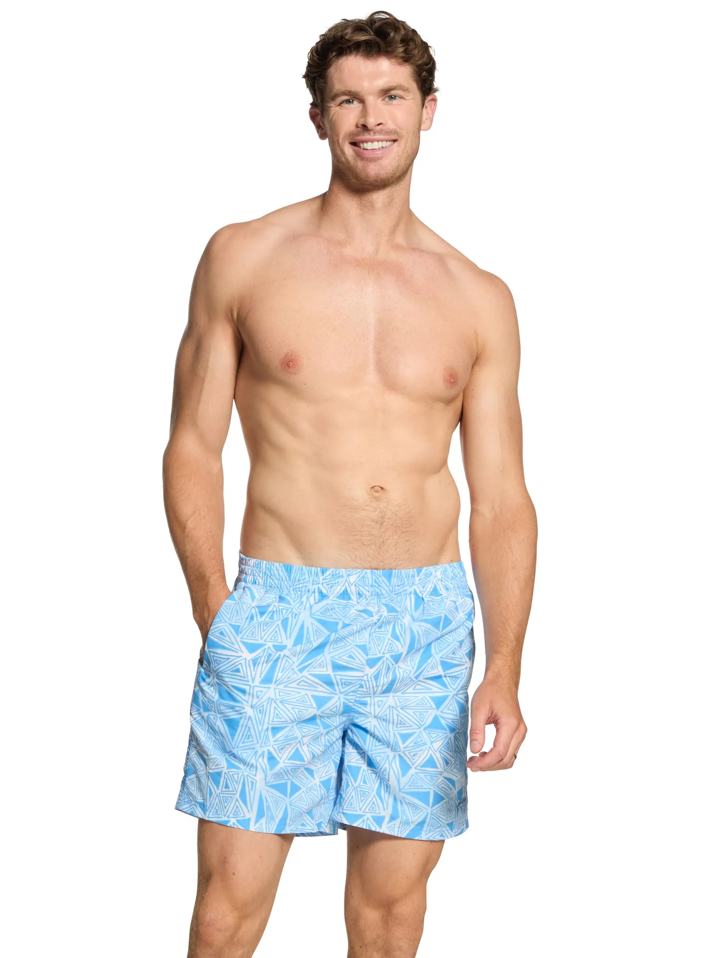 ZoggsMen's Geometric 16 Inch Water Shorts