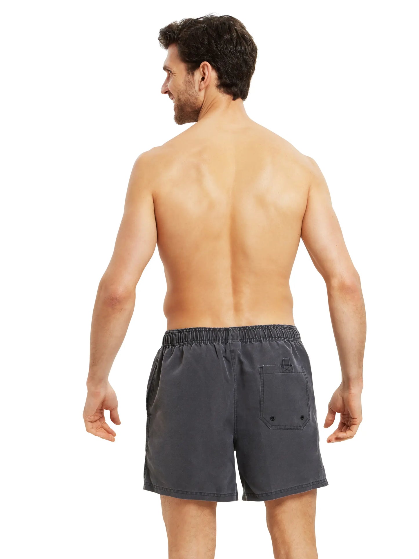 Zoggs Mens Mosman Washed 15 inch Shorts - Charcoal