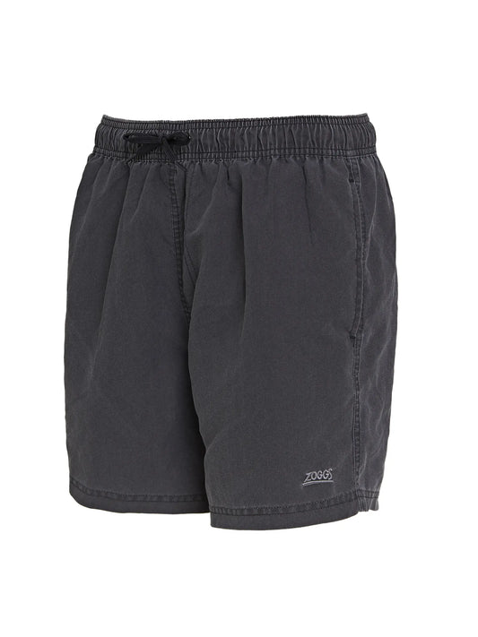 Zoggs Mens Mosman Washed 15 inch Shorts - Charcoal