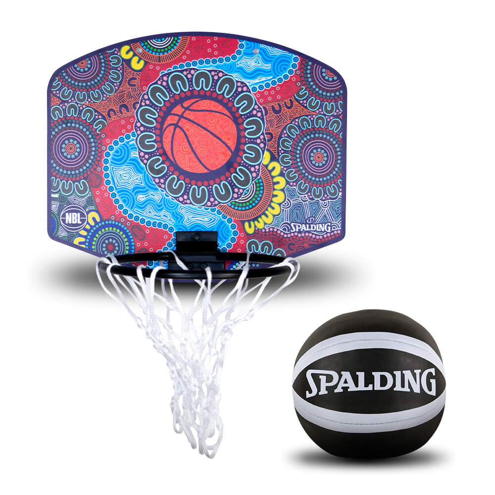 Spalding NBL Indigenous Micro Mini Basketball Set