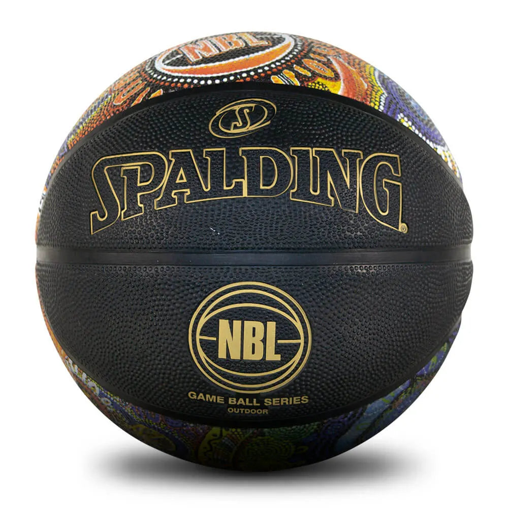 Spalding NBL Indigenous Outdoor Basketball - Black