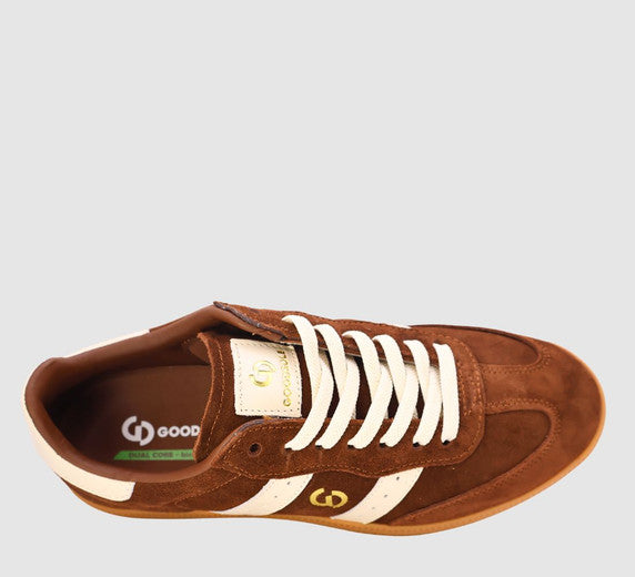 Goodsole Parallel Sneaker ~ Coffee / Ivory Suede