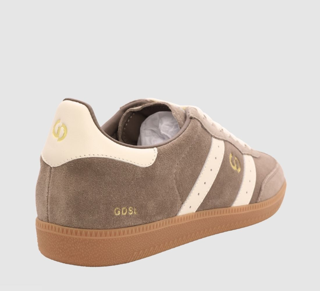 Goodsole Parallel Sneaker ~ Walnut / Ivory Suede