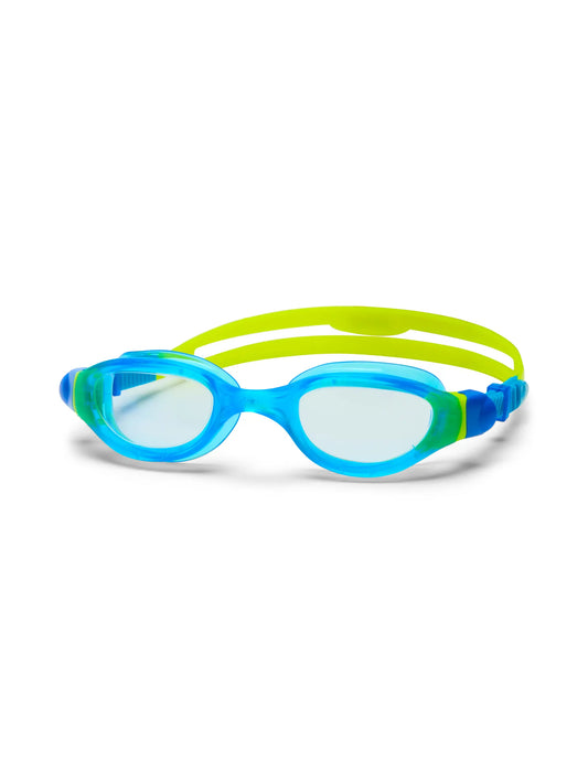 Zoggs Phantom 2.0 Junior  Goggles - Light Blue/Lime - Clear Lense