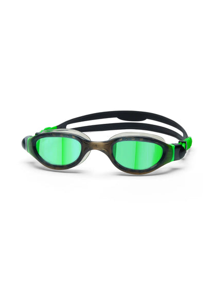 Zoggs Phantom 2.0 Junior Titanium - Black/Green/Mirror