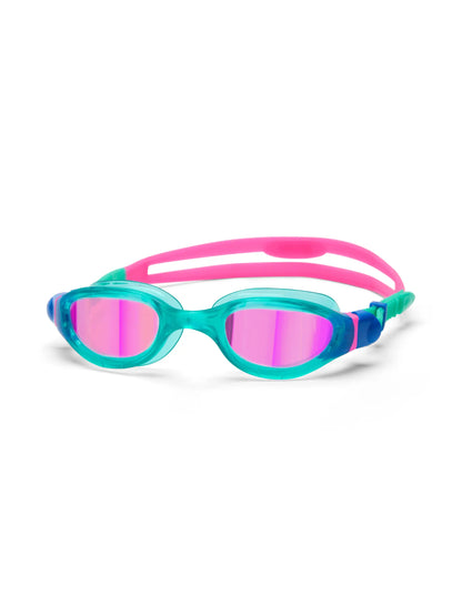 Zoggs Phantom 2.0 Junior Titanium - Turquoise/Pink/Mirror