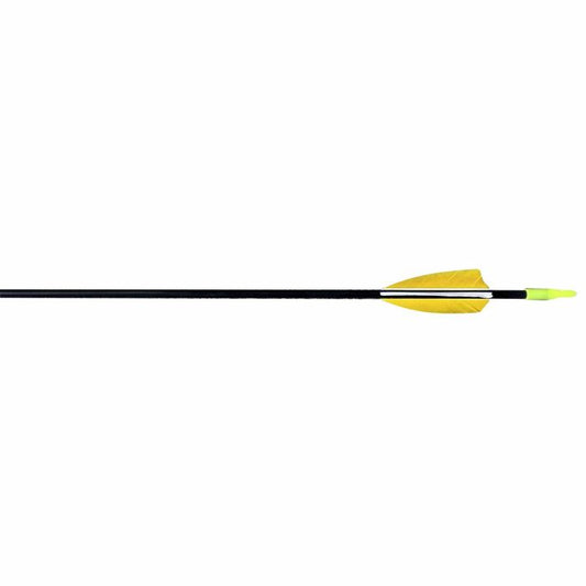 Redzone Fiberglass Arrow with Feather Fetch - upto 30lb