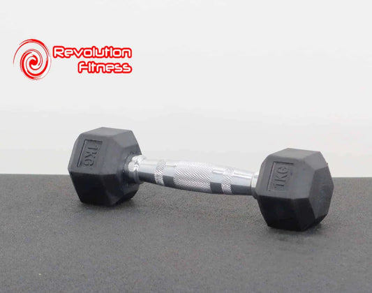 Rubber Hex Dumbbell Per Kg