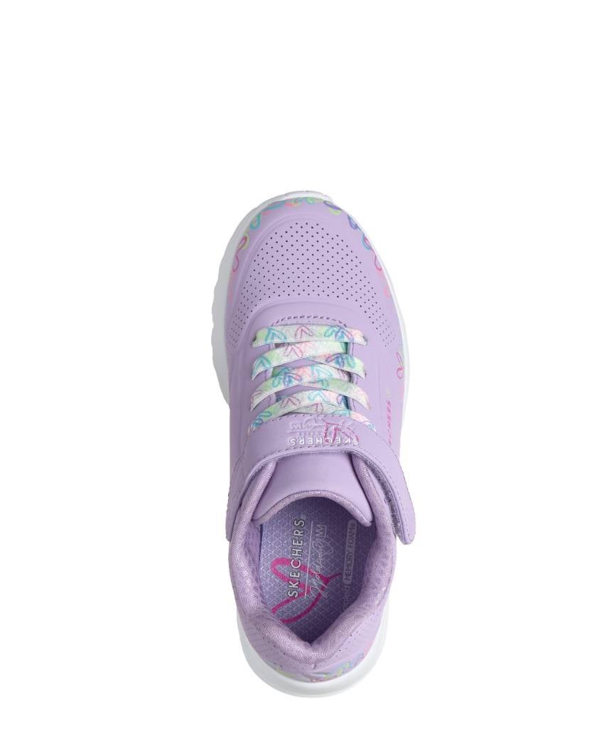 Skechers Kids' Jgoldcrown: Uno Lite - Heart Craze