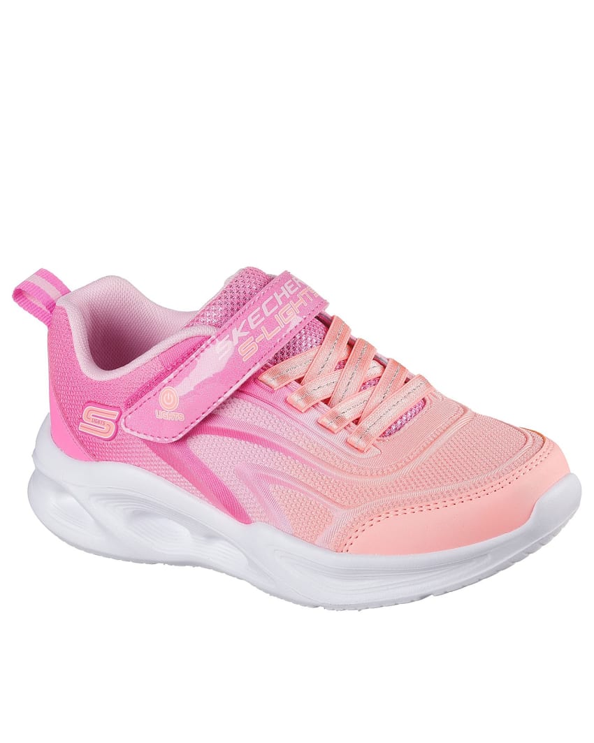 Skechers Kids' S-Lights: Sola Glow - Colour Breeze Pink/Multi
