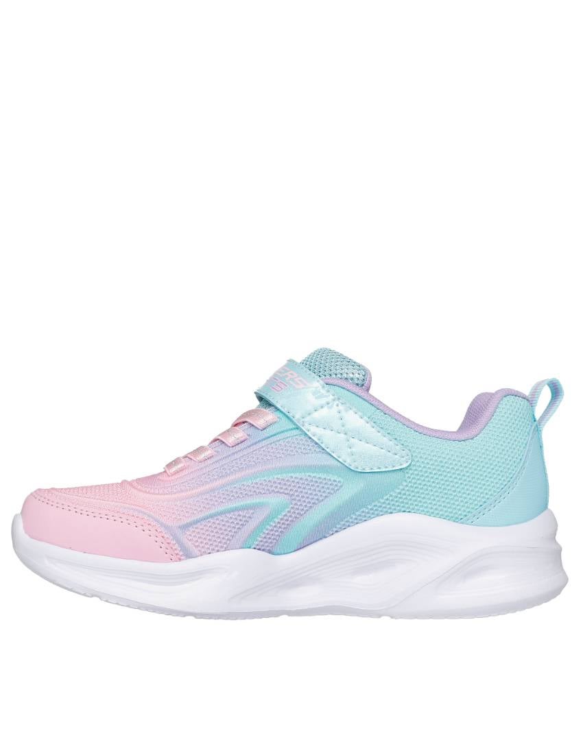 Skechers Kids' S-Lights: Sola Glow - Colour Breeze Aqua/Pink/Multi