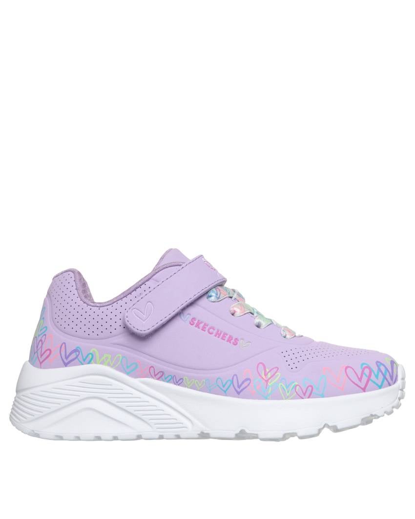 Skechers Kids' Jgoldcrown: Uno Lite - Heart Craze