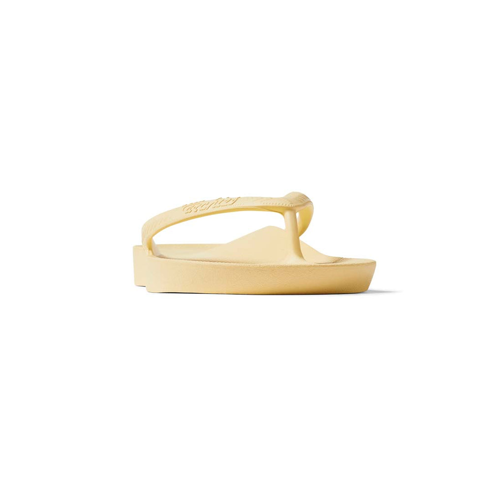 Archies Arch Support Thongs - Lemon