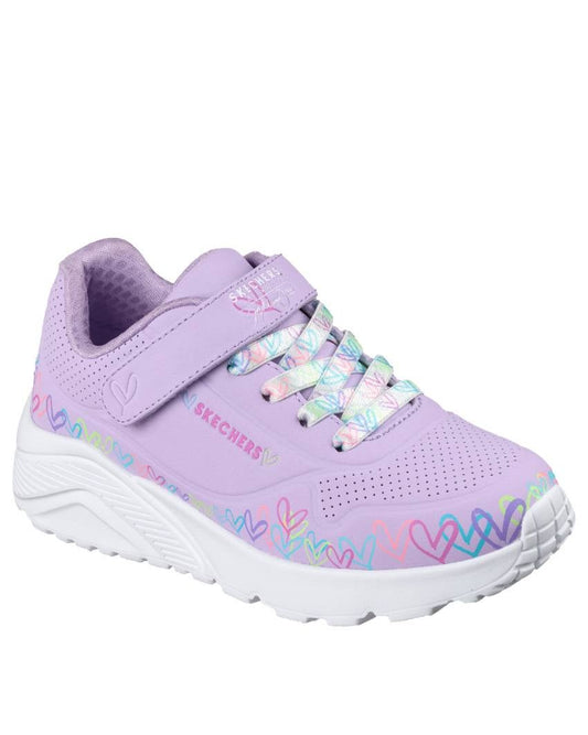 Skechers Kids' Jgoldcrown: Uno Lite - Heart Craze