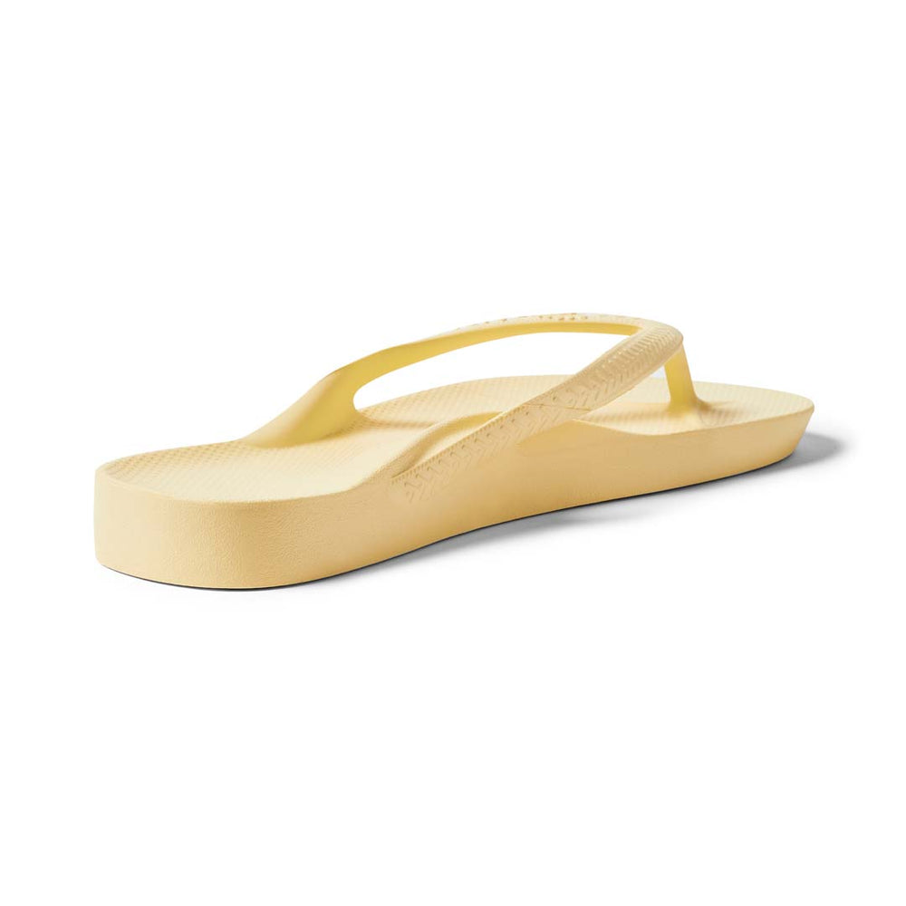 Archies Arch Support Thongs - Lemon
