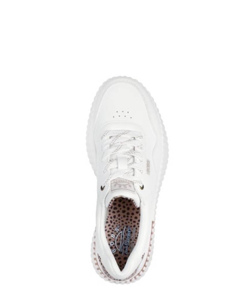 Skechers Womens Bobs Vista Casual Stroll - White
