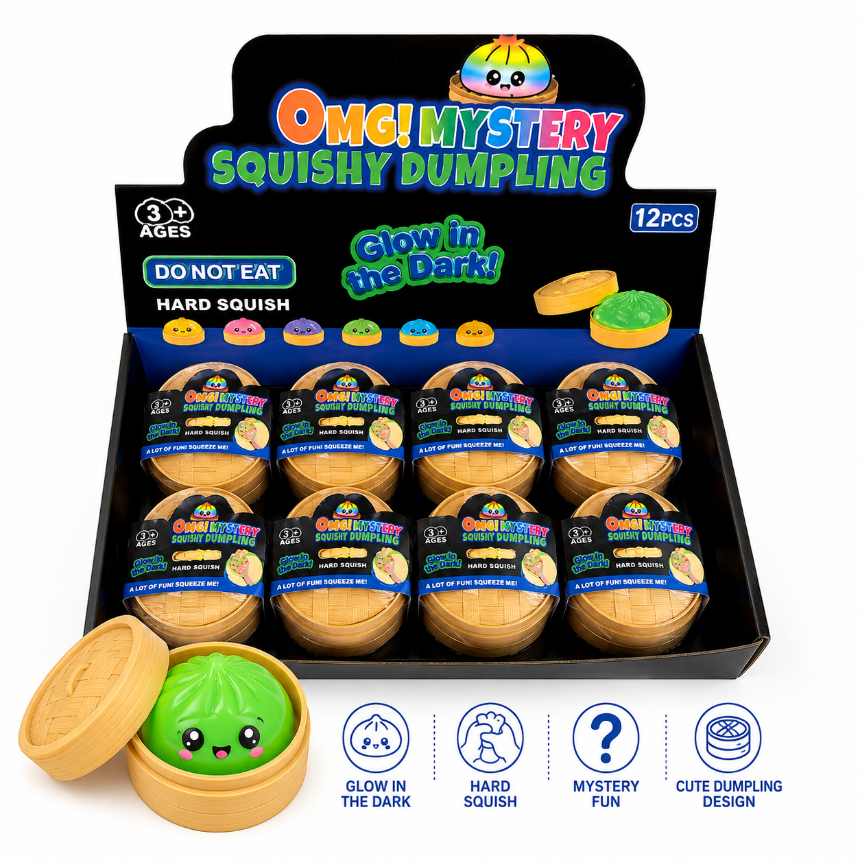 Squishy Maltose Glow in the Dark Dumpling