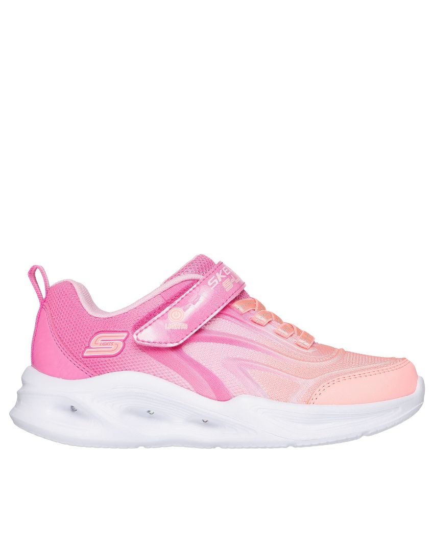 Skechers Kids' S-Lights: Sola Glow - Colour Breeze Pink/Multi