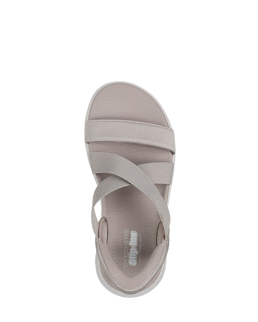 Skechers Slip-Ins: GO Walk Flex Sandal - Glimmer (Wide Fit)
