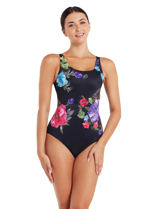 Sea Velvet Adjustable Scoopback One Piece Swimsuit