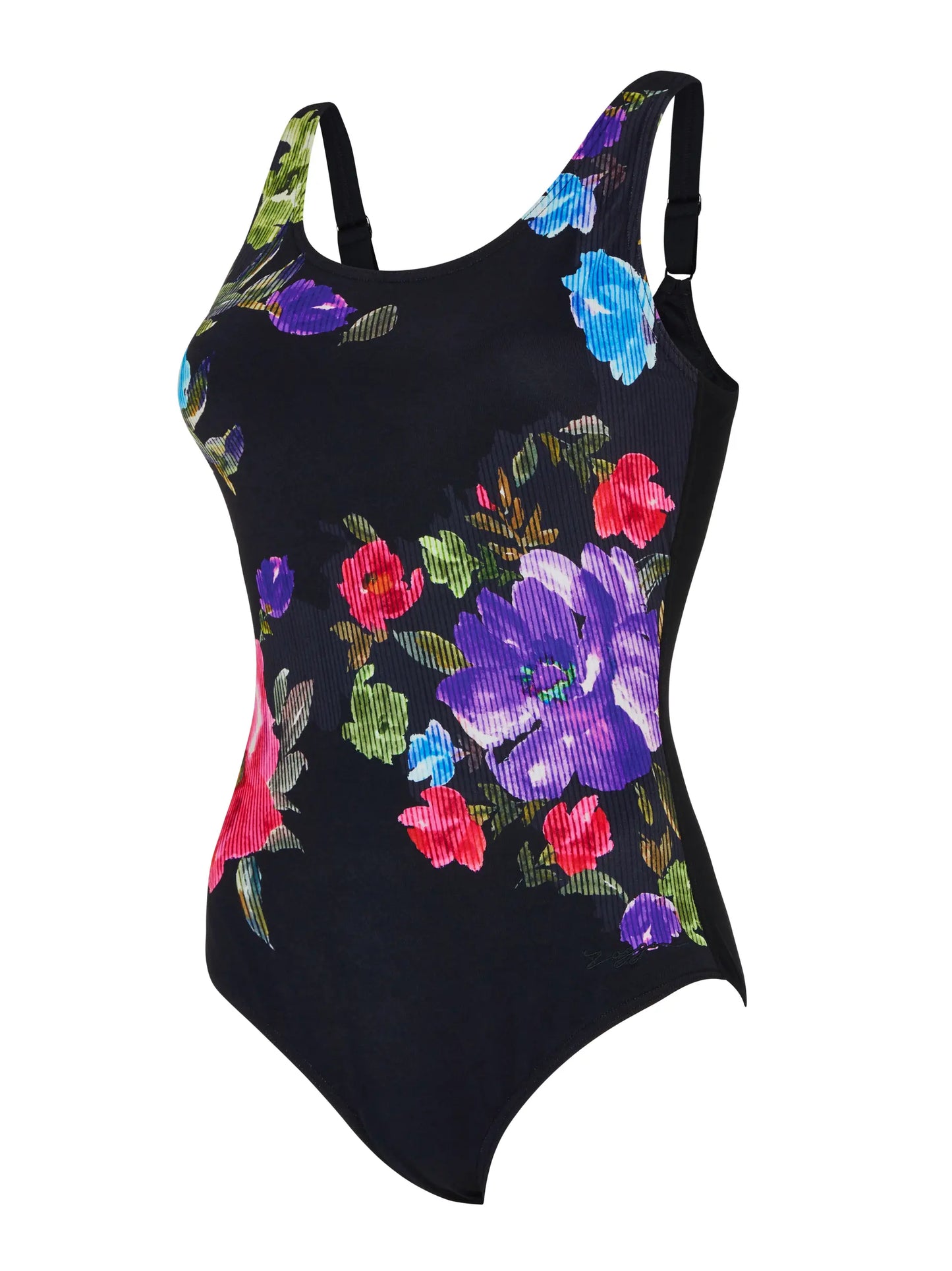 Sea Velvet Adjustable Scoopback One Piece Swimsuit