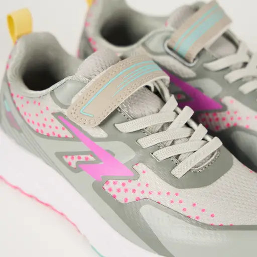 Sfida Vario Girls Velcro - Light Grey/Fuschia