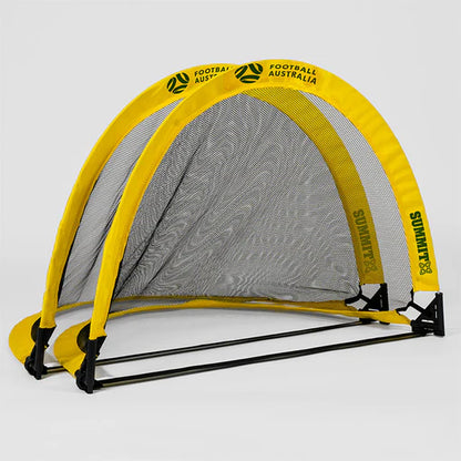SUMMIT Football Australia 2.5FT Mini Dome Soccer Goals - 2 Pack
